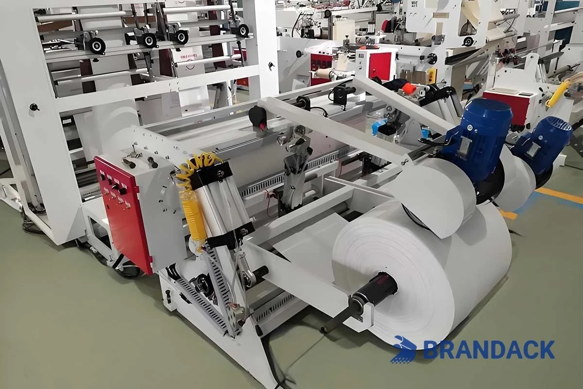 Mesin Pembuat Kantong Plastik Berkecepatan Tinggi Otomatis