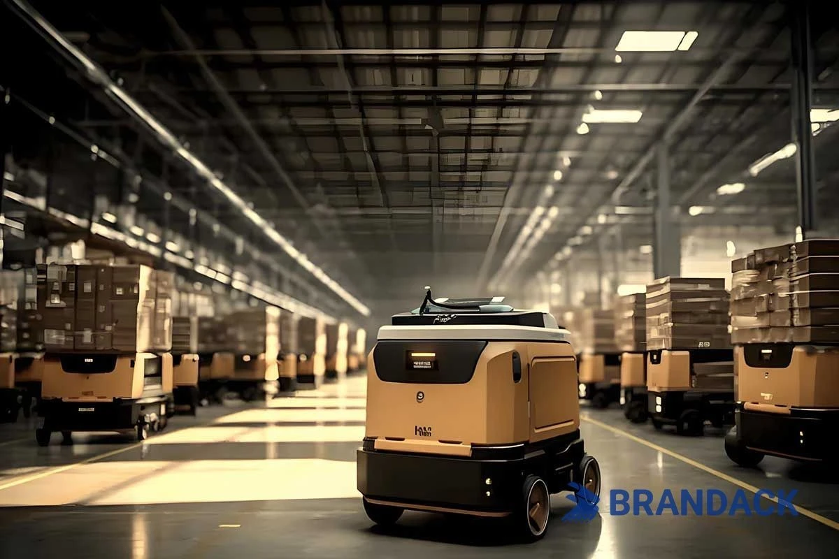 Robot Penanganan AGV 01 - Inovasi Teknologi Pergudangan