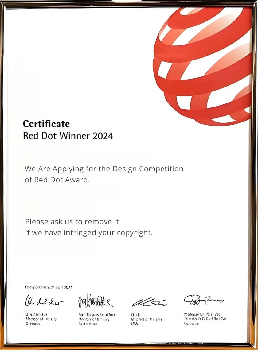 Red Dot Award - Pemenang Sertifikat Mendaftar 2024