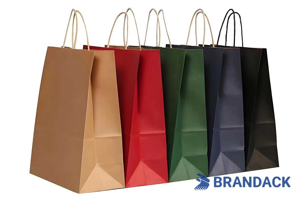 Tas Belanja Kertas Khusus - Tas Kemasan Bermerek Pesanan Khusus